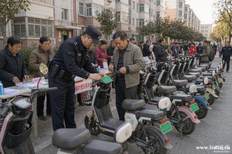 柳林电动自行车车牌登记上牌地点:2 个办理网点地址、材料与流程全指南